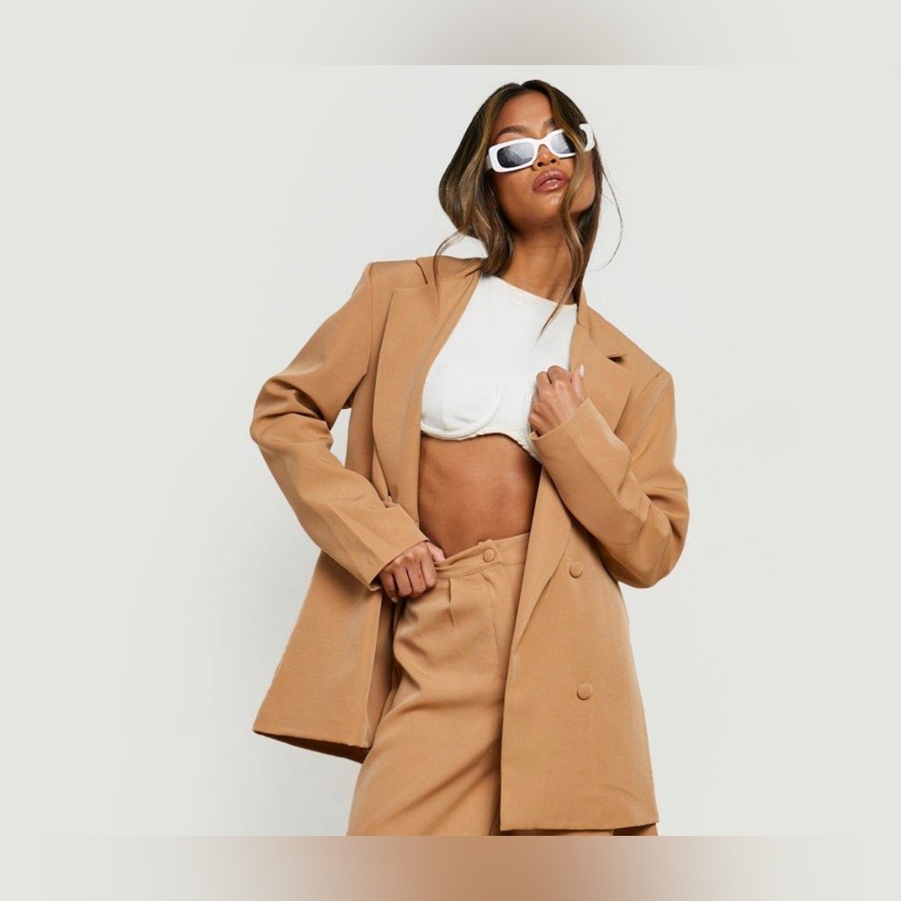 Boohoo tall double breasted blazer